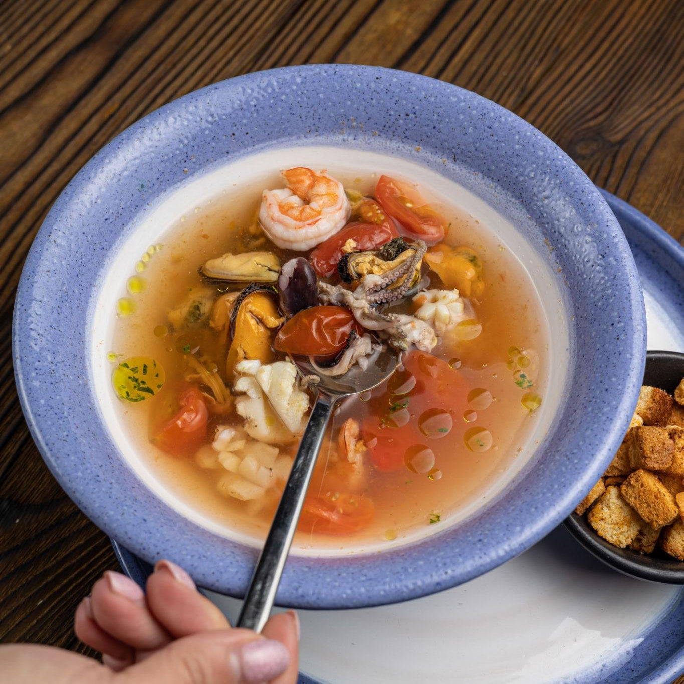 Steam Pot Seafood Soup