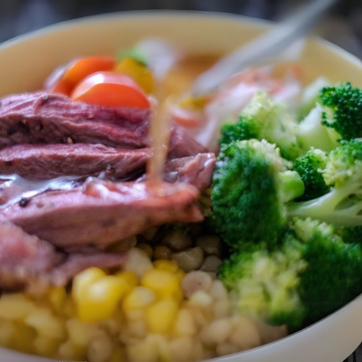 Whole Grain Steak Power Bowl