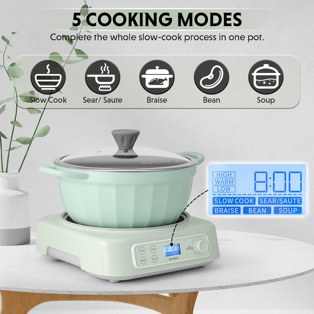 Slow Cooker with Nonstick Stockpot