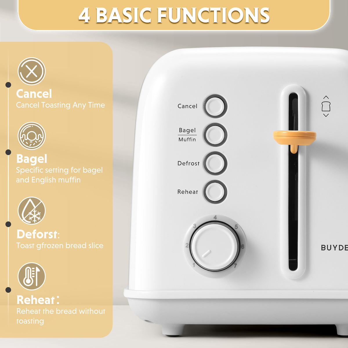G32 Mini Electric Food Steamer with 2-Slice Toaster - Bundle Offer