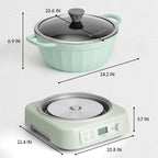 Cast Aluminum Nonstick Stockpot, 4.7QT