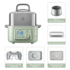 G563 Two-Tier Food Steamer (Stew Pots Included), 10.6QT - Bundle Offer