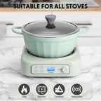 Cast Aluminum Nonstick Stockpot, 4.7QT