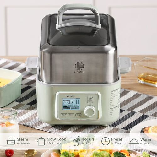 G553 Electric Food Steamer, 5.3QT (Stew Pots Not Included)