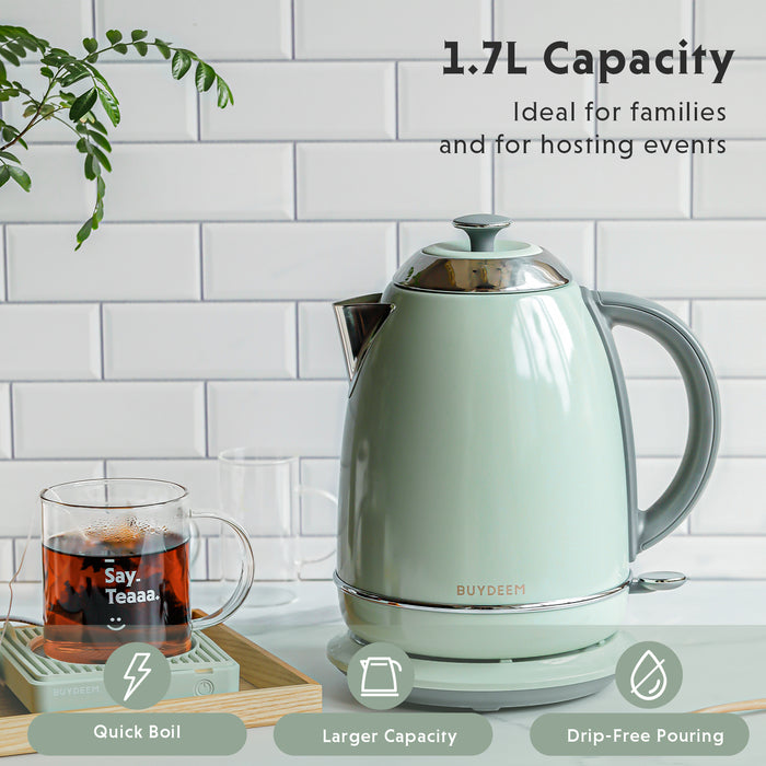 K640 Classic Electric Tea Kettle, 1.7L