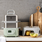 G563 Two-Tier Food Steamer (Stew Pots Included), 10.6QT - Bundle Offer