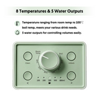 (OPEN BOX) Instant Hot Water Dispenser 3L, Cozy Greenish