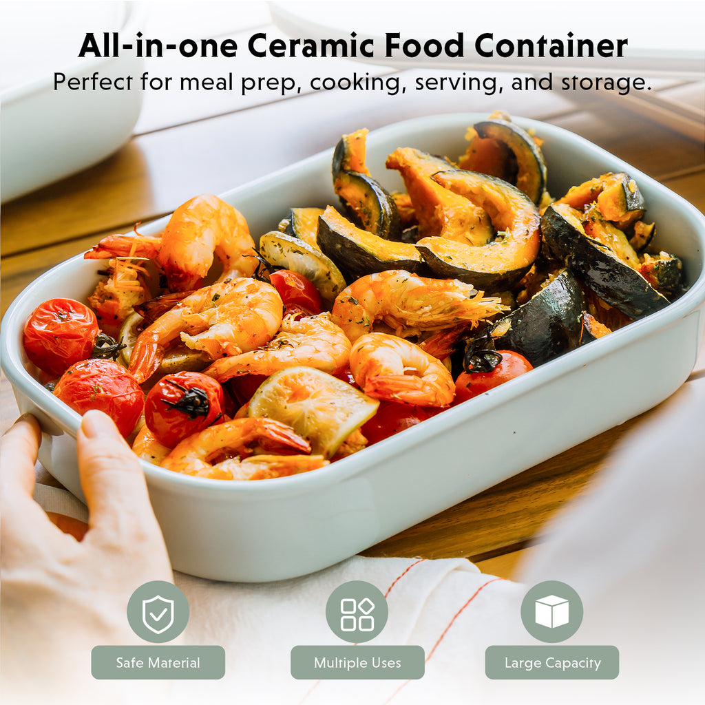 G553 Electric Food Steamer with Ceramic Lunch Box - Bundle Offer