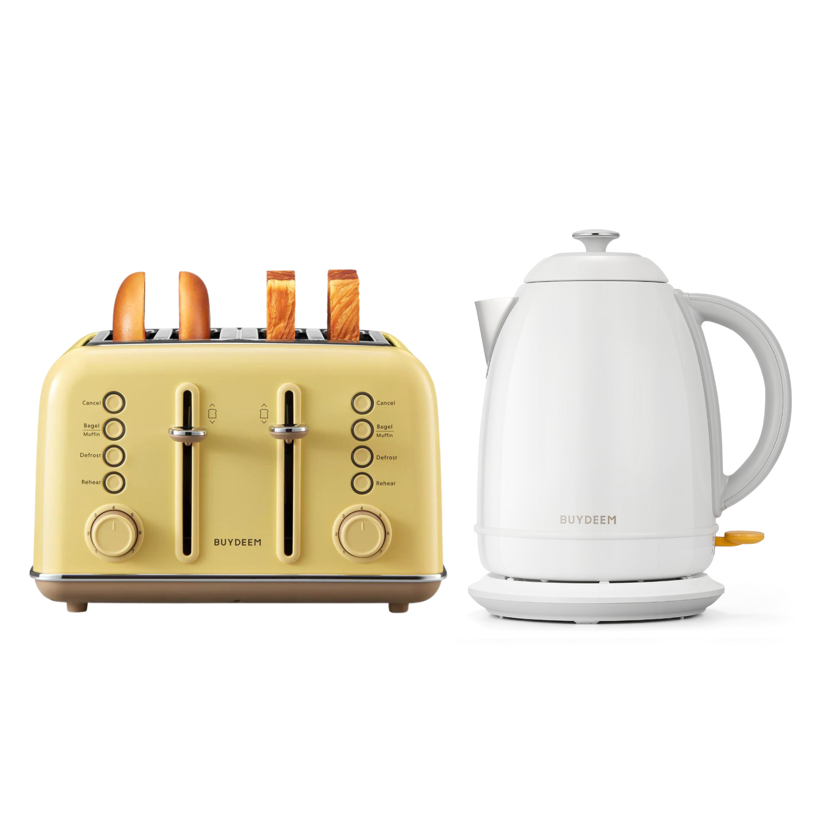 4-Slice Toaster with Electric Kettle