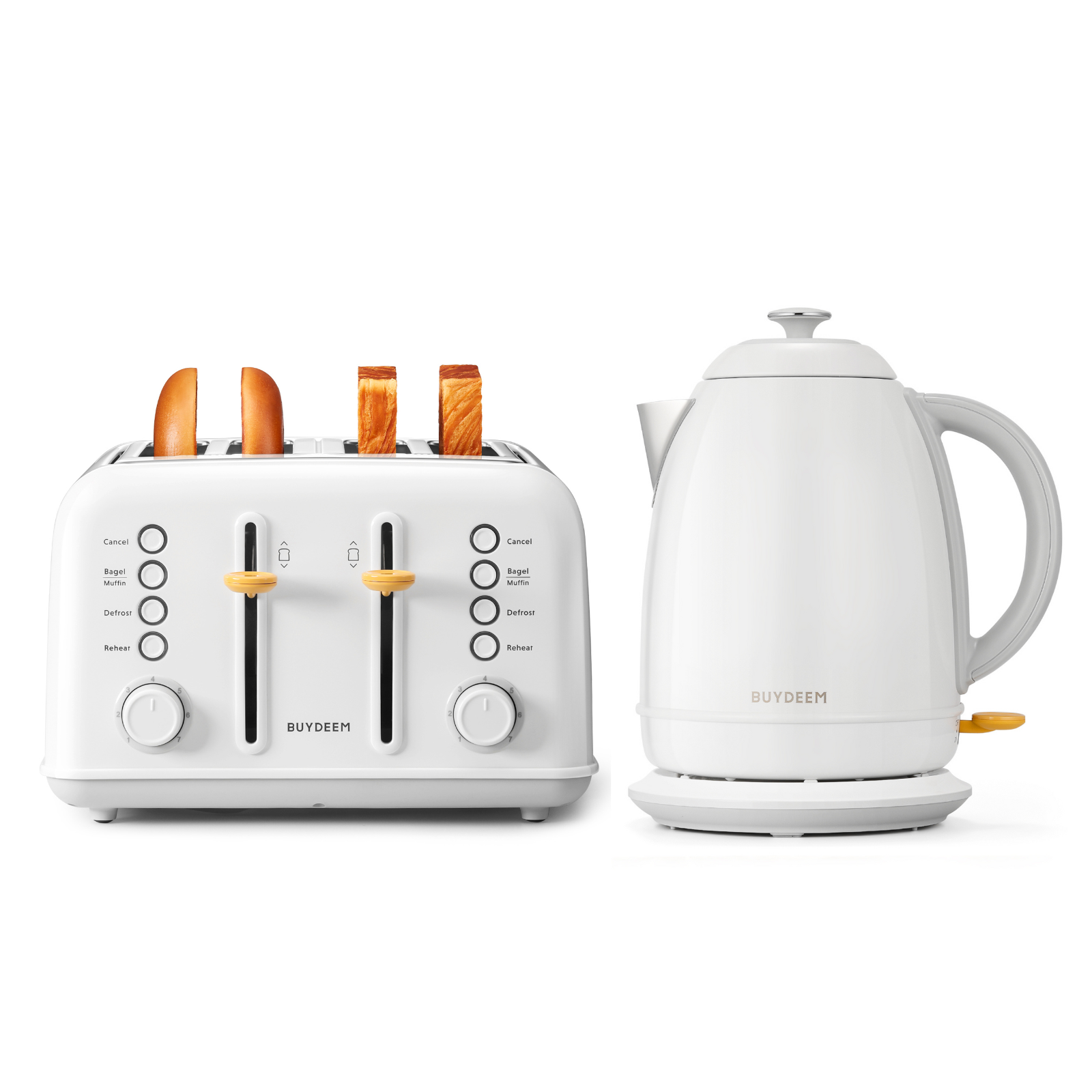 4-Slice Toaster with Electric Kettle