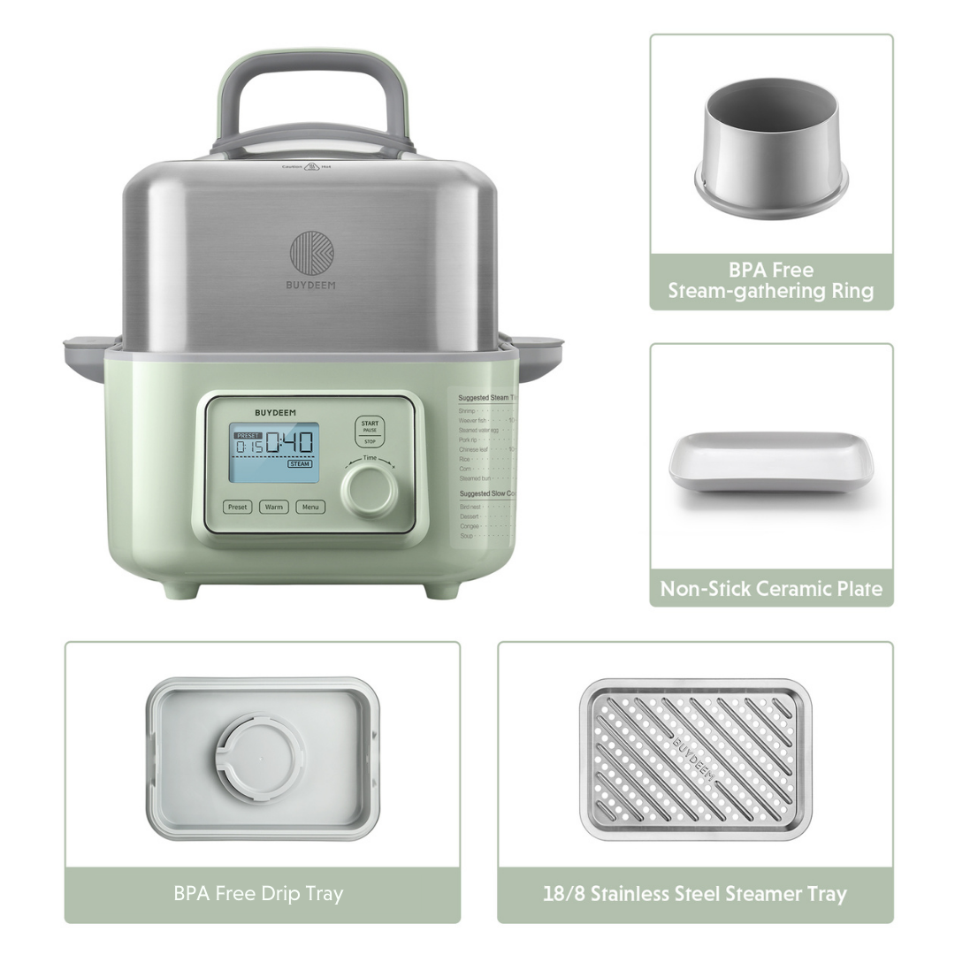 (OPEN BOX) G553 Electric Food Steamer, 5QT
