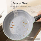 Ceramic Nonstick Frying Pan, 2.5QT