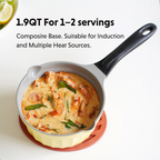 Ceramic Nonstick 3.6QT Frying Pan & Saucepan - Bundle Offer