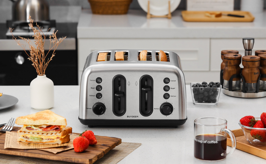 DT440 Retro 4-Slice Metal Toaster