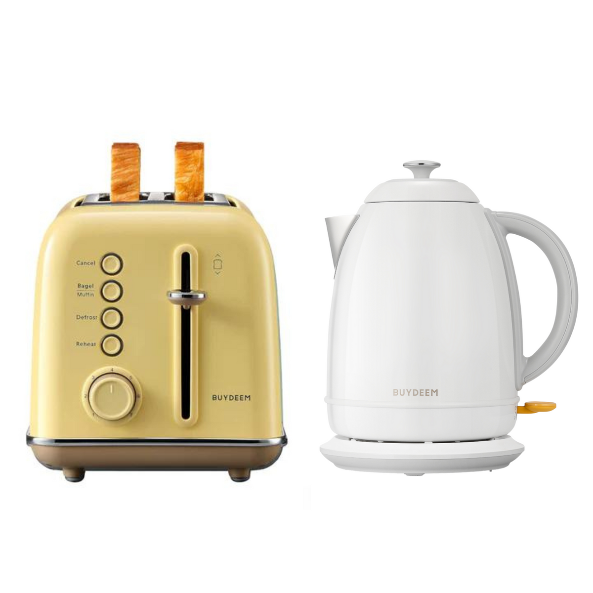 2-Slice Toaster with Electric Kettle