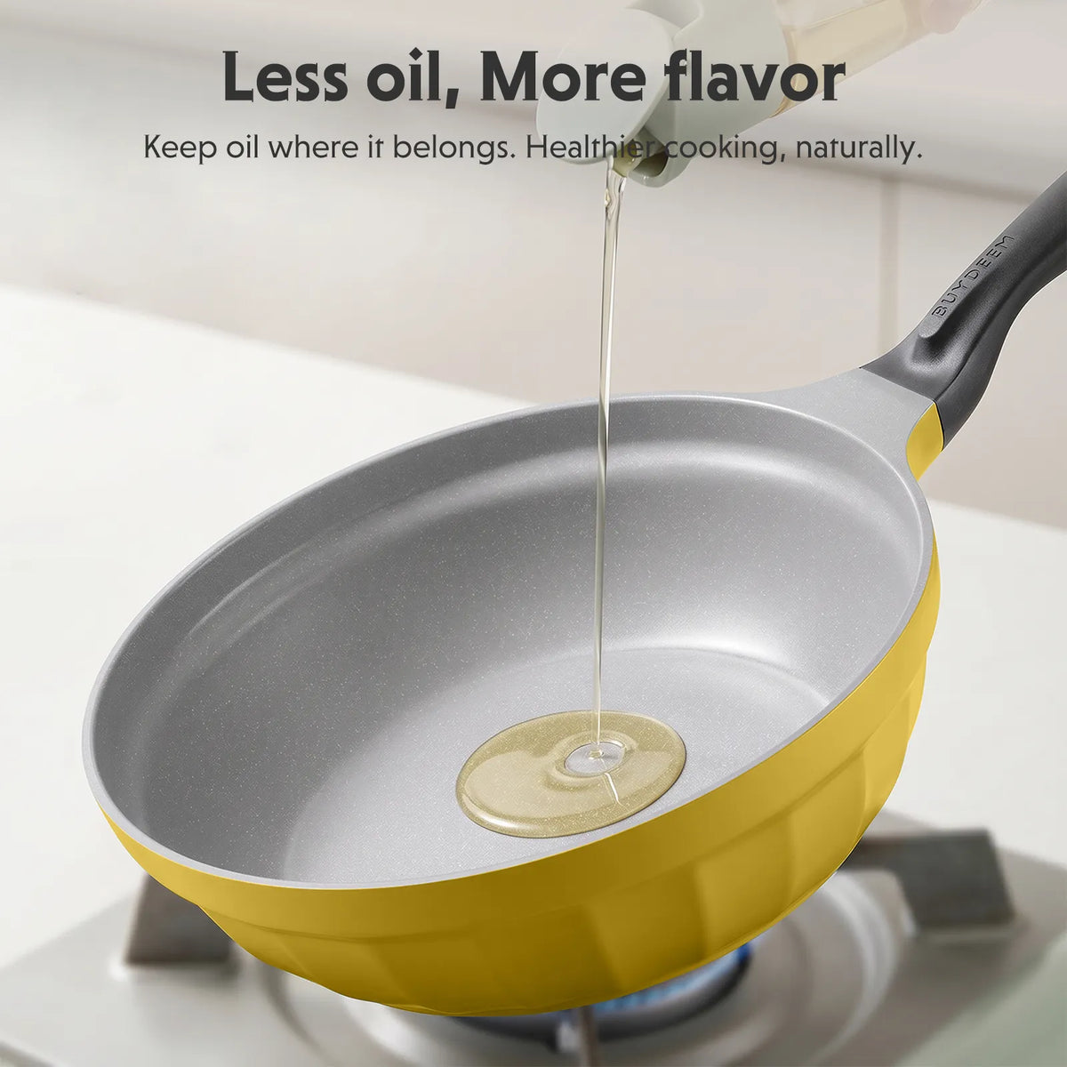 Ceramic Nonstick Frying Pan, 3.6QT