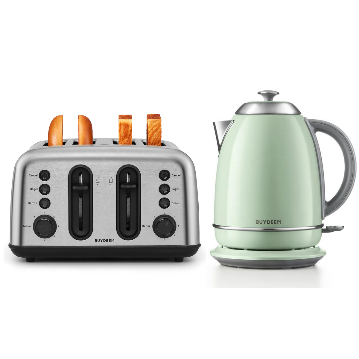 DT440 4-Slice Toaster with Electric Kettle - Bundle Offer