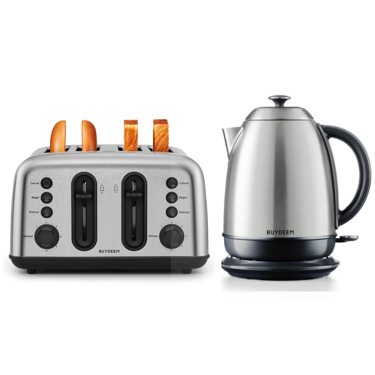 DT440 4-Slice Toaster with Electric Kettle - Bundle Offer