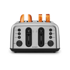 DT440 Retro 4-Slice Metal Toaster