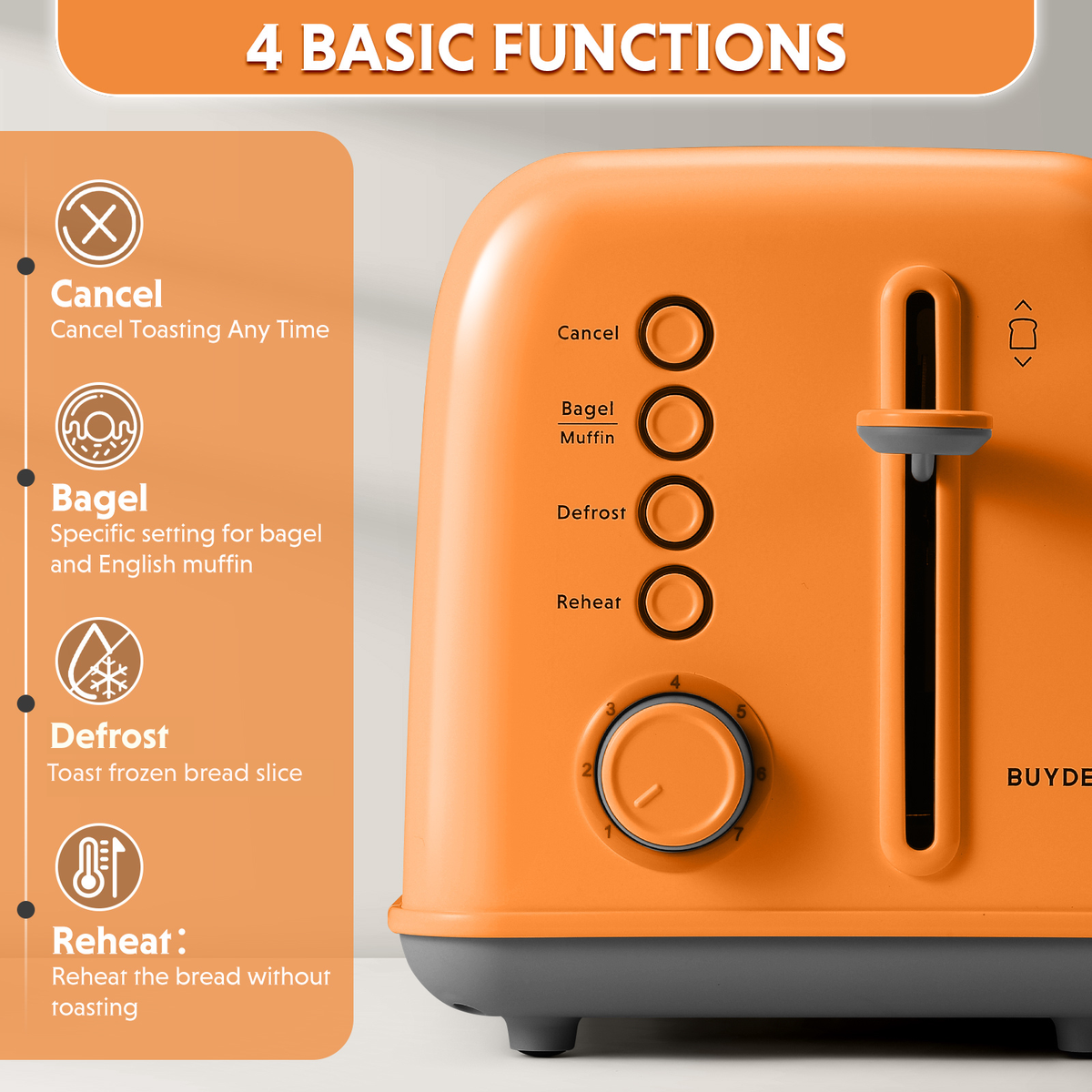 DT620 Retro 2-Slice Toaster