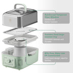 (OPEN BOX) G52 Electric Food Steamer, 5.3QT