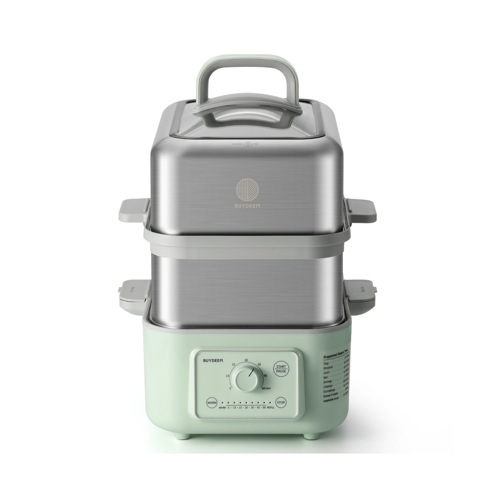 (OPEN BOX) G52 Two-Tier Electric Food Steamer, 10.6QT