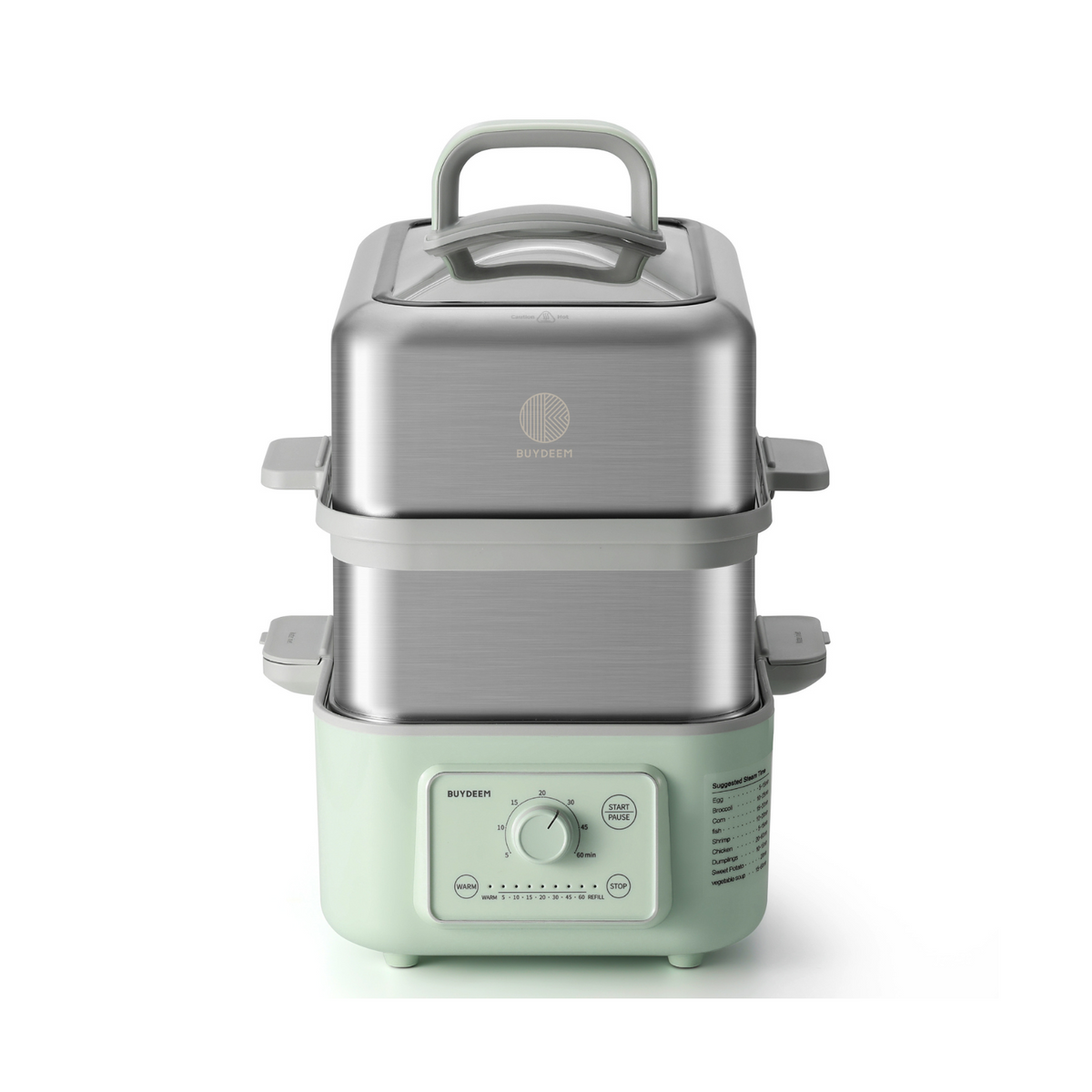 (OPEN BOX) G52 Two-Tier Electric Food Steamer, 10.6QT