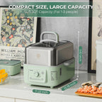 (OPEN BOX) G52 Electric Food Steamer, 5.3QT