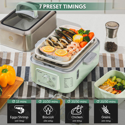 G52 Electric Food Steamer, 5.3QT