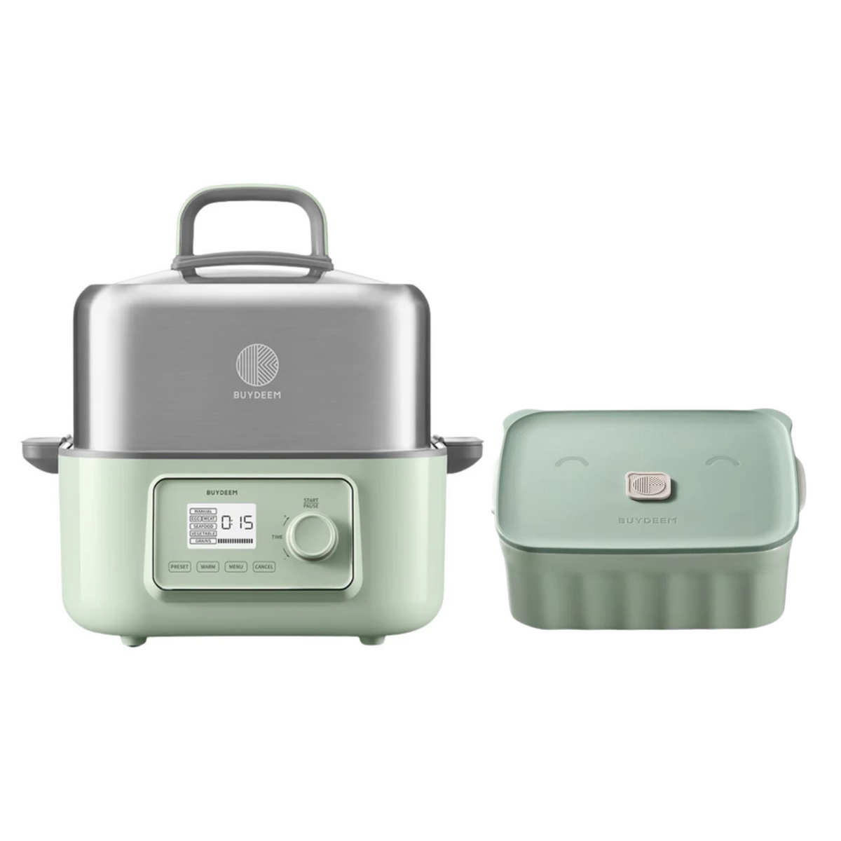 G67 Electric Food Steamer with Ceramic Lunch Box - Bundle Offer