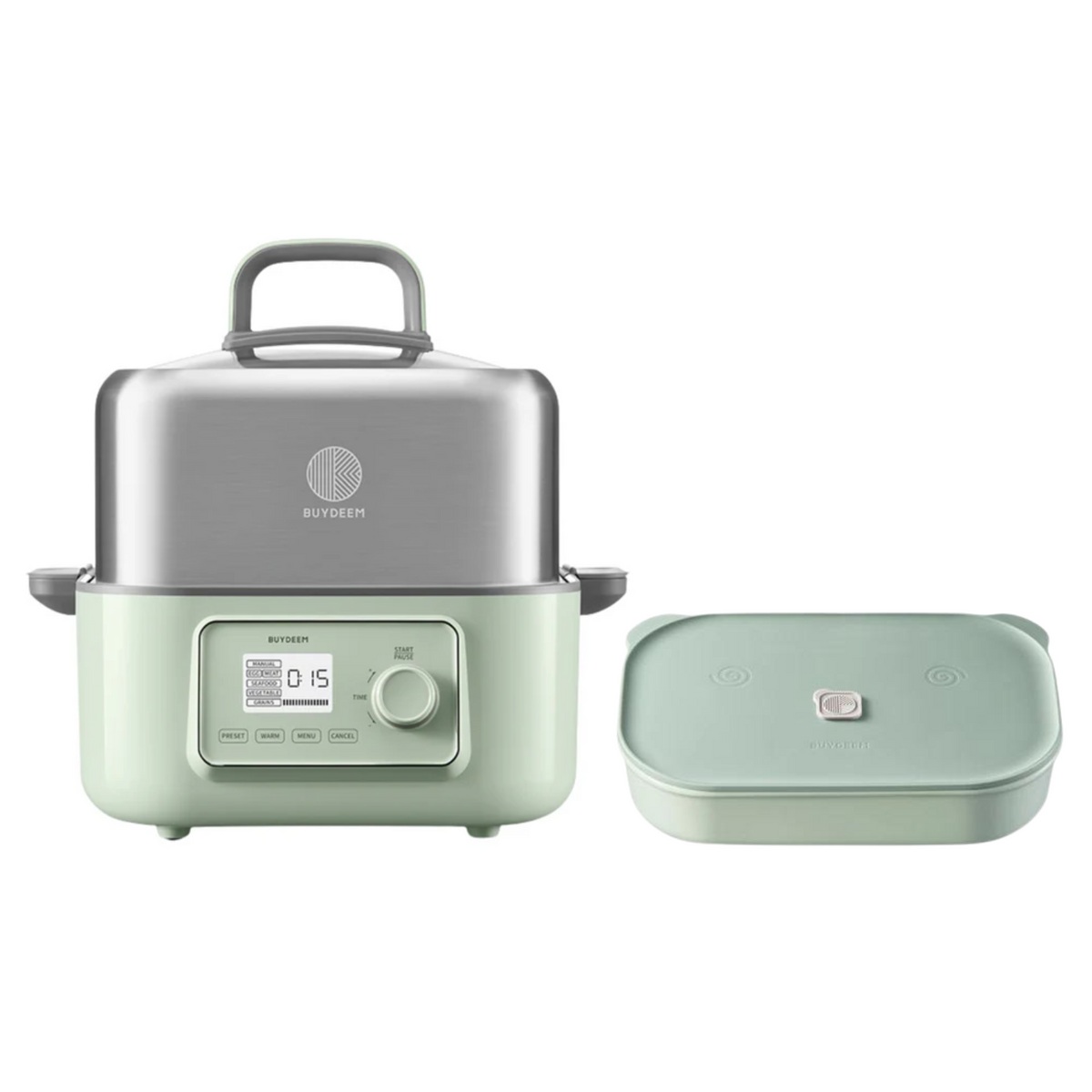 G67 Electric Food Steamer with Ceramic Lunch Box - Bundle Offer