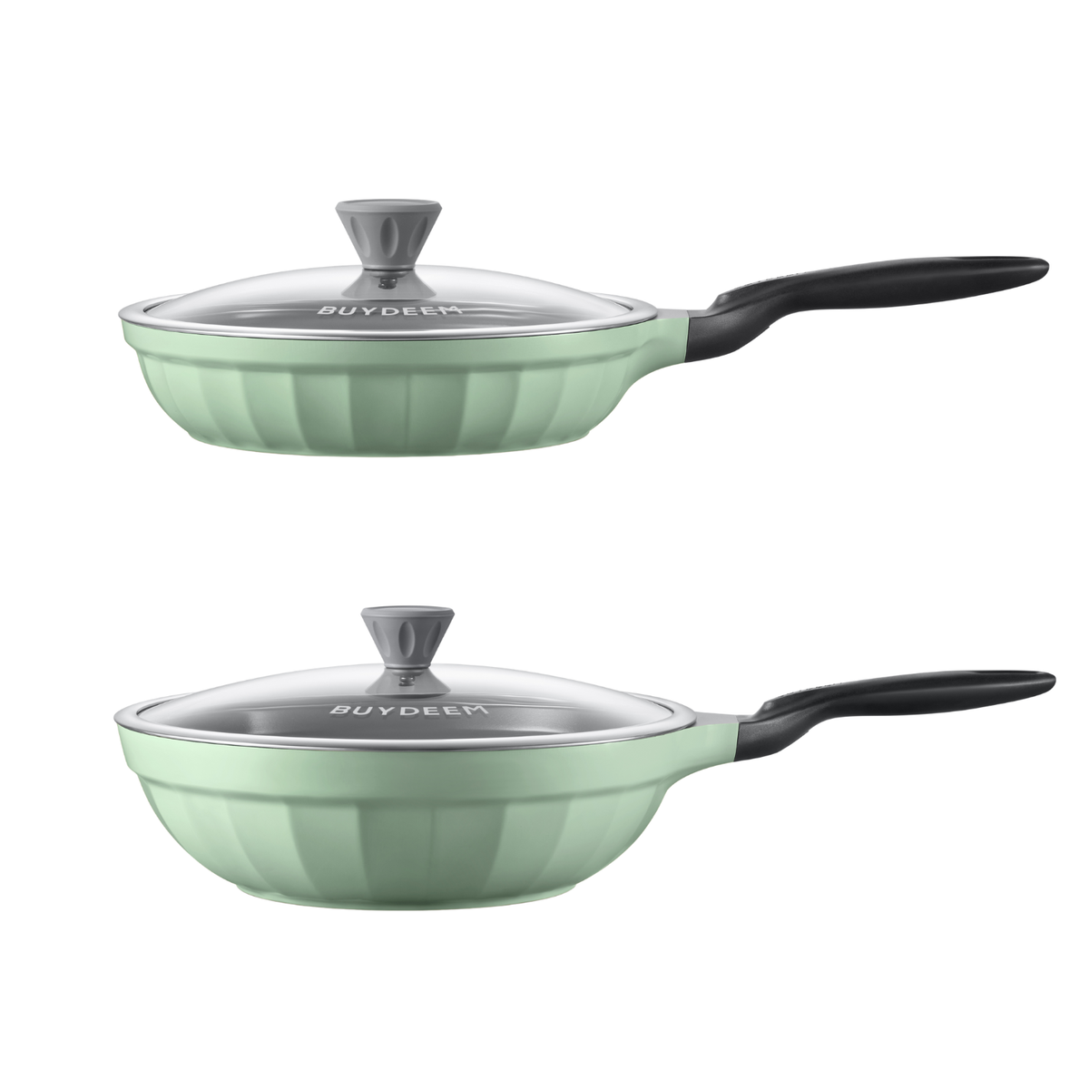 Ceramic Nonstick 2.5QT Frying Pan & Wok - Bundle Offer