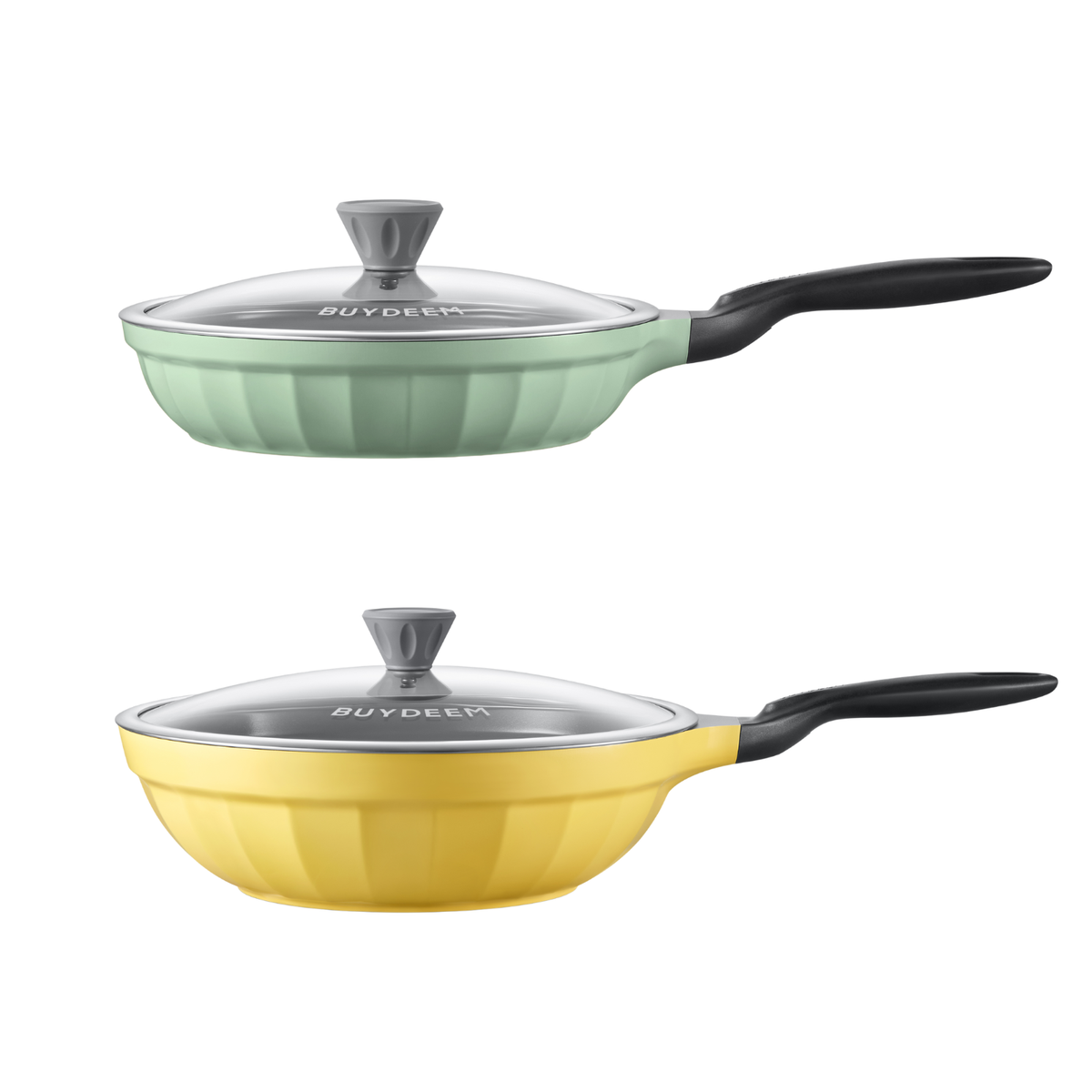Ceramic Nonstick 2.5QT Frying Pan & Wok - Bundle Offer