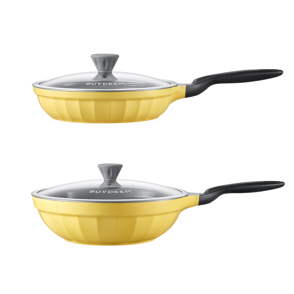 Ceramic Nonstick 2.5QT Frying Pan & Wok - Bundle Offer