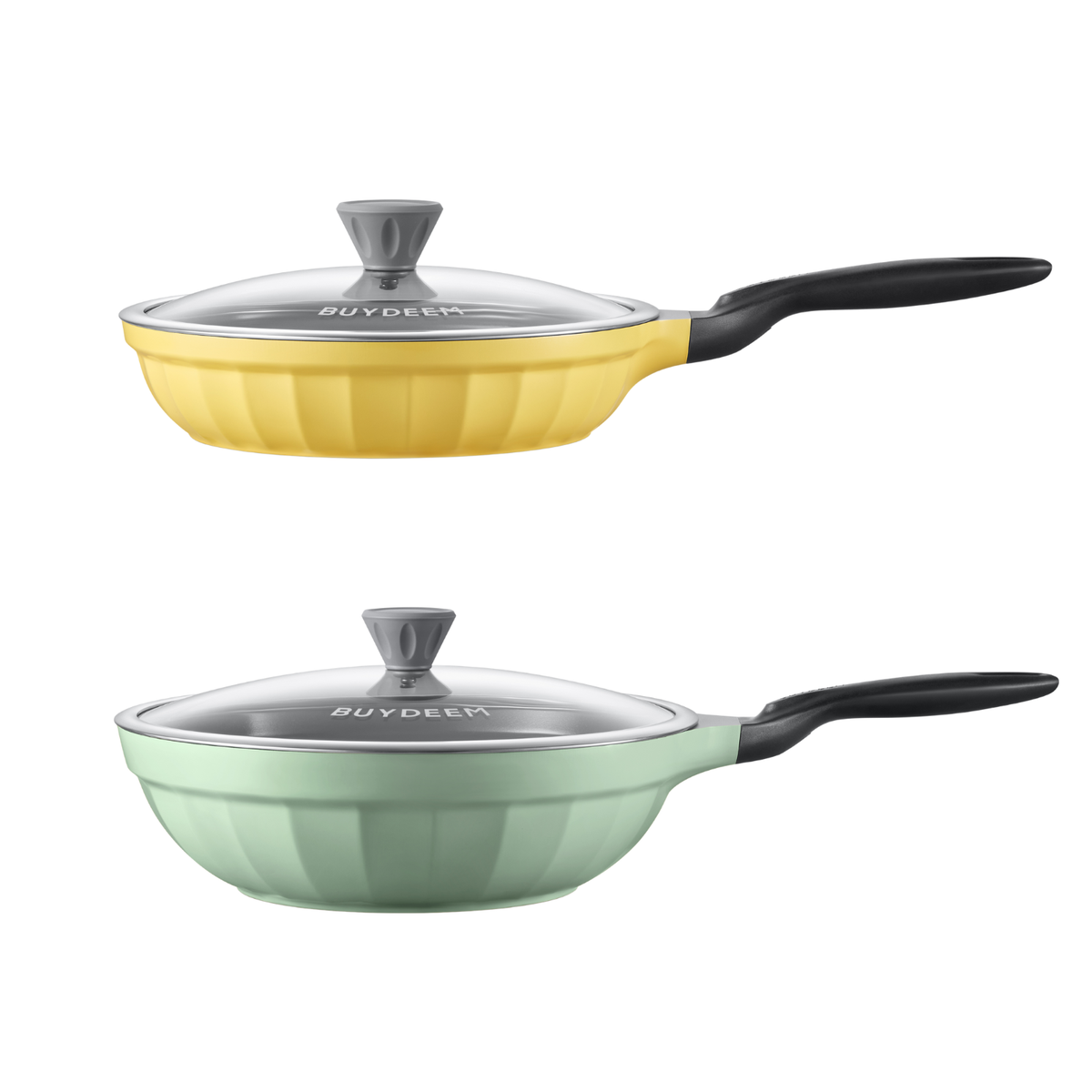 Ceramic Nonstick 2.5QT Frying Pan & Wok - Bundle Offer