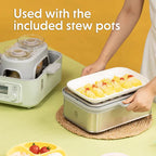 G563 Two-Tier Food Steamer (Stew Pots Included), 10.6QT - Bundle Offer