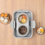 (OPEN BOX) G563 Electric Food Steamer 5QT (Stew Pots Included)
